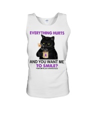 Everything hurts Unisex Tank tile