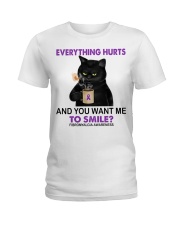Everything hurts Ladies T-Shirt tile