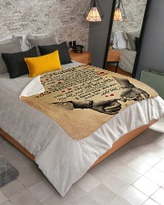 To My Husband Sherpa Fleece Blanket - 50" x 60" aos-sherpa-fleece-blanket-lifestyle-front-02
