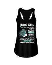 June Girl A Fault Ladies Flowy Tank tile
