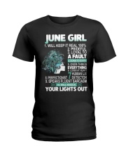 June Girl A Fault Ladies T-Shirt tile
