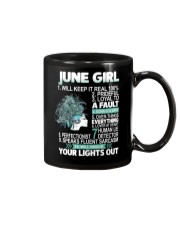 June Girl A Fault Mug tile