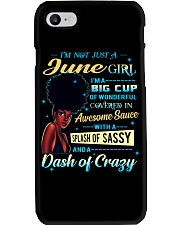June Girl Big Cup Phone Case tile