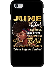 June Girl Bold Phone Case tile