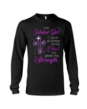 October Girl Christ Strength Long Sleeve Tee tile
