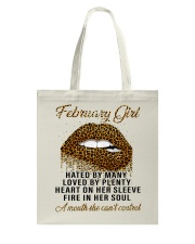 February Girl Tote Bag tile