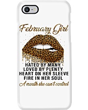 February Girl Phone Case tile