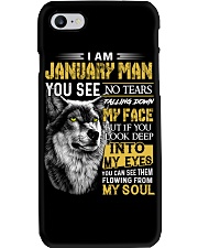 January Falling Down Phone Case tile