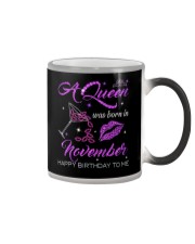 November A Queen Color Changing Mug tile