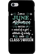 June Woman Phone Case tile