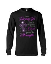 February Girl Christ Strength Long Sleeve Tee tile