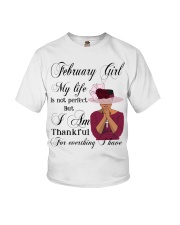 February Girl My Life Youth T-Shirt tile