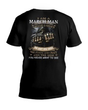 March Man V-Neck T-Shirt tile