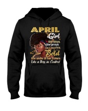 April Girl Bold Hooded Sweatshirt tile