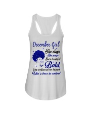 December Girl Bold Ladies Flowy Tank tile