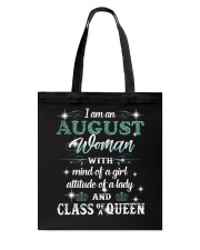 August Woman Tote Bag tile