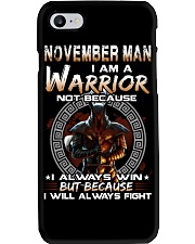 November I Am A Warrior Phone Case tile