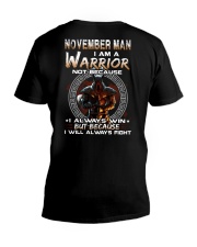 November I Am A Warrior V-Neck T-Shirt tile
