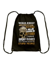 October Man Drawstring Bag tile