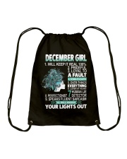 December Girl A Fault Drawstring Bag tile