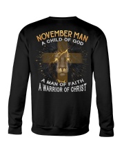 November A Man Of Faith Crewneck Sweatshirt tile