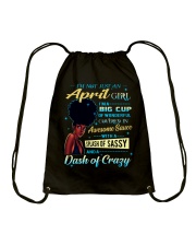 April Girl Big Cup Drawstring Bag tile
