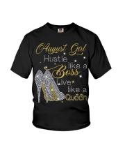 August Girl Book Queen Youth T-Shirt tile