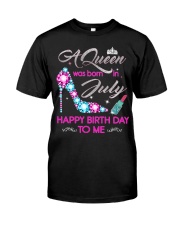 July Happy Birthday Classic T-Shirt front