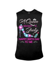 July Happy Birthday Sleeveless Tee tile