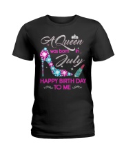 July Happy Birthday Ladies T-Shirt tile