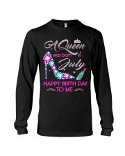 July Happy Birthday Long Sleeve Tee tile