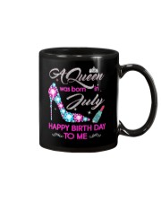 July Happy Birthday Mug tile
