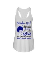 October Girl Bold Ladies Flowy Tank tile