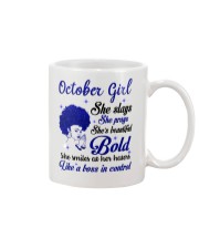 October Girl Bold Mug tile