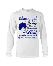 February Girl Bold Long Sleeve Tee tile