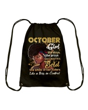 October Girl Bold Drawstring Bag tile