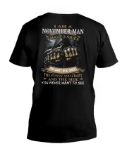 November Man V-Neck T-Shirt tile