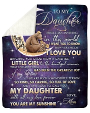 To My Daughter Sherpa Fleece Blanket tile