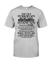 Stubborn Son October Classic T-Shirt front