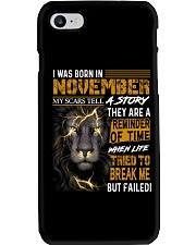 November Reminder Of Time Phone Case tile