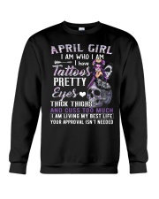 April Girl Crewneck Sweatshirt tile
