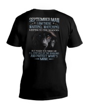 September The Shadows V-Neck T-Shirt tile