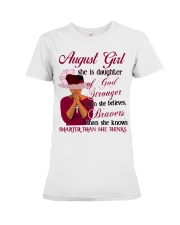 August Girl God Stronger Premium Fit Ladies Tee tile