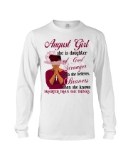 August Girl God Stronger Long Sleeve Tee tile