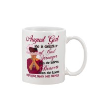 August Girl God Stronger Mug tile