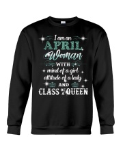April Woman Crewneck Sweatshirt tile