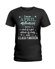 April Woman Ladies T-Shirt tile