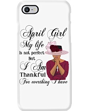 April Girl My Life Phone Case tile