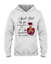 April Girl My Life Hooded Sweatshirt tile