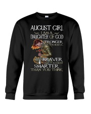 August Girl Daughter Of God Stronger Crewneck Sweatshirt tile